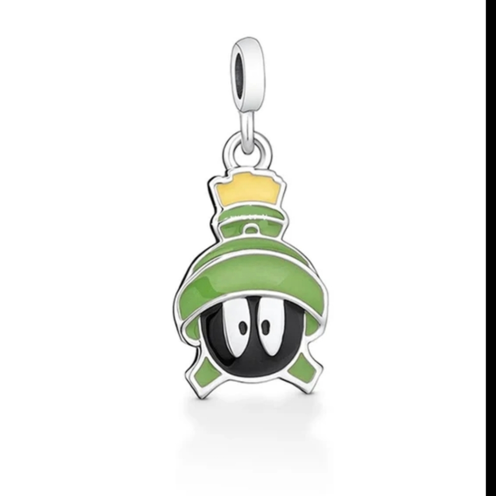 Looney tunes Marvin, the Martian dangle charm